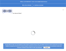 Tablet Screenshot of lambdaantenas.es